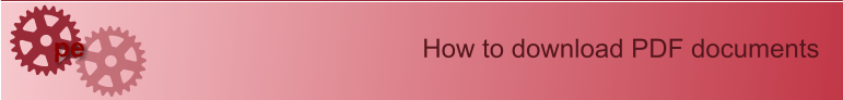 How to download PDF documents pe
