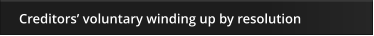 Creditors� voluntary winding up by resolution